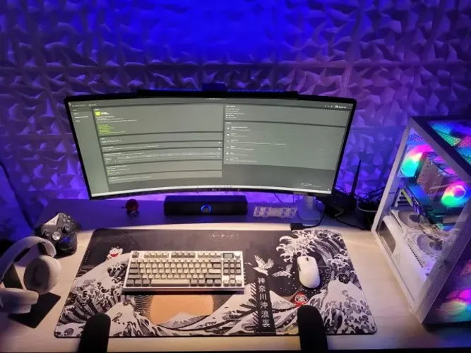 Monitor Gamer LG UltraGear Curvo Ultrawide 34 polegadas, 160hz + Suporte articulado +Light
