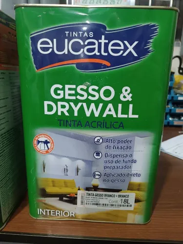 Tinta Acrílica Gesso e Drywal 18L