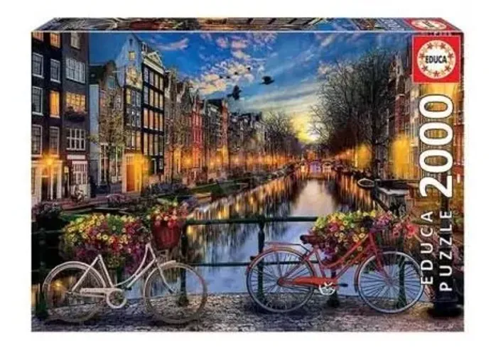 Quebra-cabeça puzzle Educa Borras Amsterdam, 2000 peças