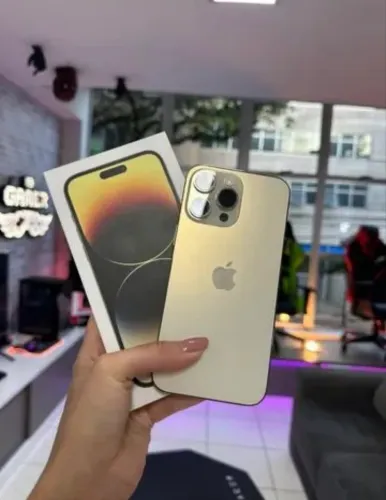 IPHONE 14 PRO MAX 128 GB SEMI NOVO GOLD