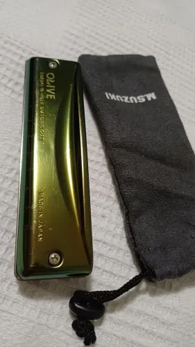 Gaita em mi E Suzuki Olive muito preservada com bag e caixinha