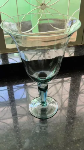 Vaso De Vidro Estilo Taça Grande