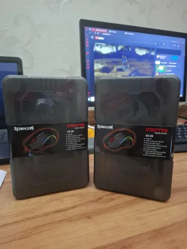 Mouse Gamer Redragon com Fio e RGB - Novo e Lacrado