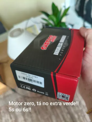 Motor aeromodelo surprass hobby c5055 570kv + esc 80A