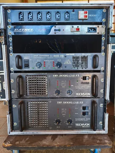 Rack de Som Profissional Completo - TIP 5000 + TIP 3000 + VW Power 4500