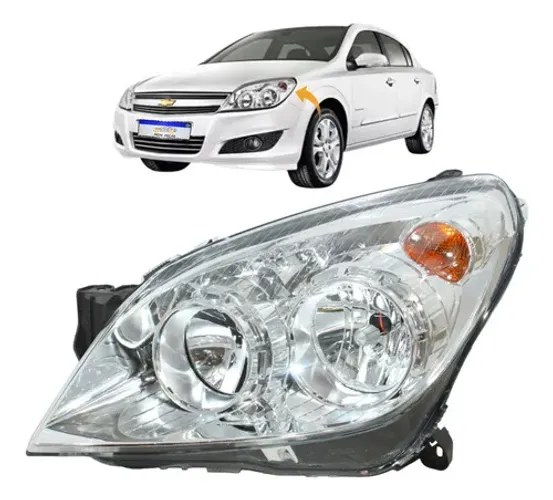 Farol Chevrolet Vectra 2009 2010 2011 Novo Lado Esquerdo Esquerdo