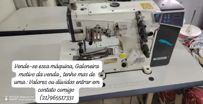 Uma máquina galoneira