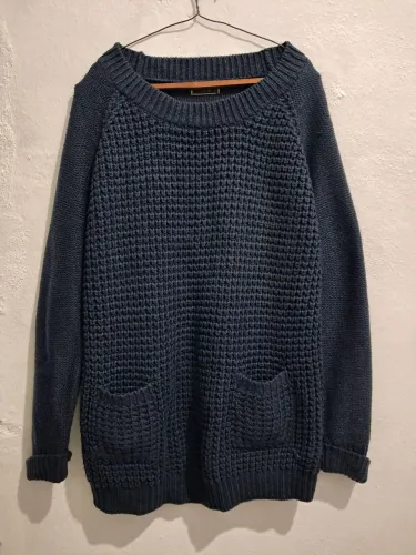 Casaco de tricô unissex - estilo casual (tamanho L/G)