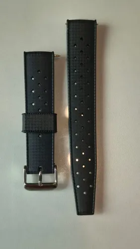 Pulseira relógio borracha , modelo tropic para relógio de20mm