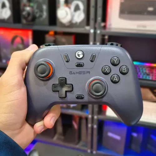 Controle Sem Fio Wireless 2.4ghz, Bluetooth Gamesir T4 Novalite Roxo, azul e rosa + Case d