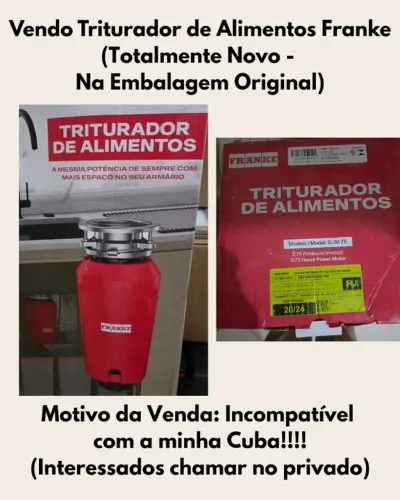 Triturador de lixo