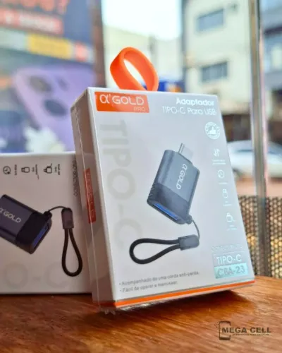 Adaptador Tipo-C para USB ? GOLD PRO | OTG | Alta Velocidade  