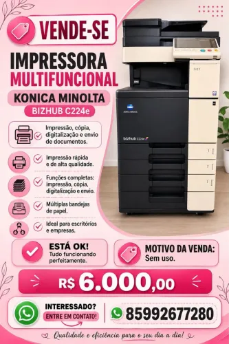 Konica Minolta C224e - Impressora Laser