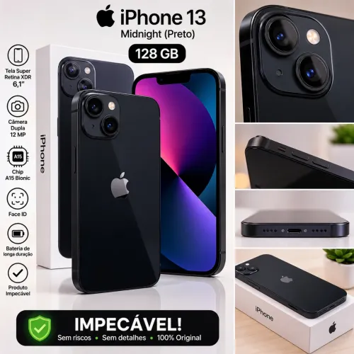 iPhone 13 128gb seminovo bateria 81 %