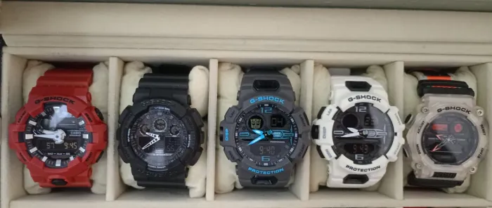 Coleção de relógios Casio G-SHOCK, 5 unidades, TOP!