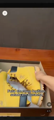 Calçado bota Timberland masculino