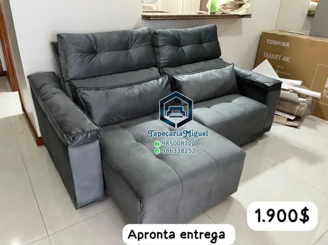 Sofá reclinável,á pronta entrega