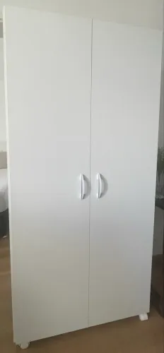 Armário Multiuso Lavanderia Branco - Novo e Já Montado