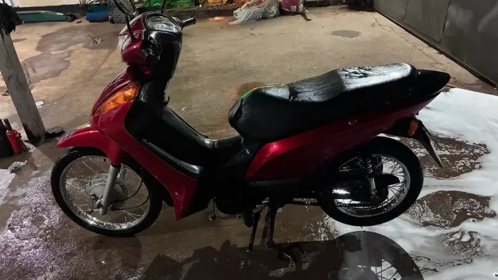 Biz 100 partida e pedal