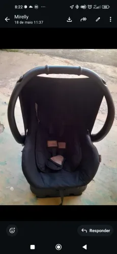 Bebê conforto com suporte para carro