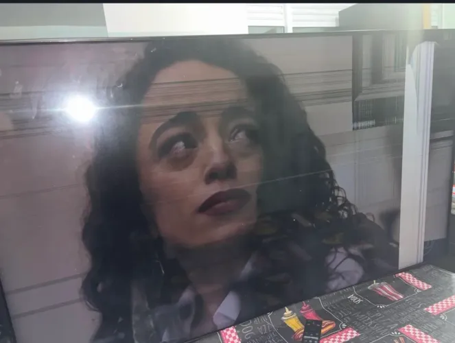 Smart TV Samsung 50 QLED 4k com defeito