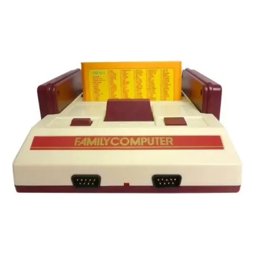 Console Family Computer Mini FC Compact Branco/Vermelho 500 Jogos