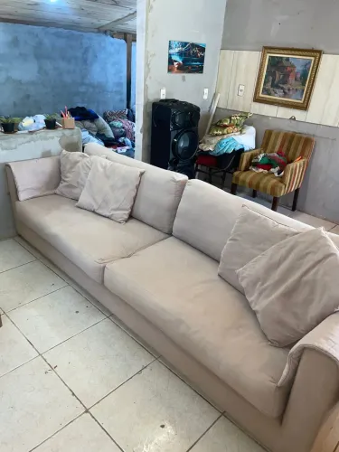 Sofá grande 4 lugares 2,70m - confortável e barato