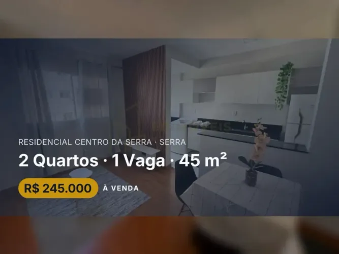 Apartamento aconchegante no Residencial Centro da Serra Oportunidade imperdível!