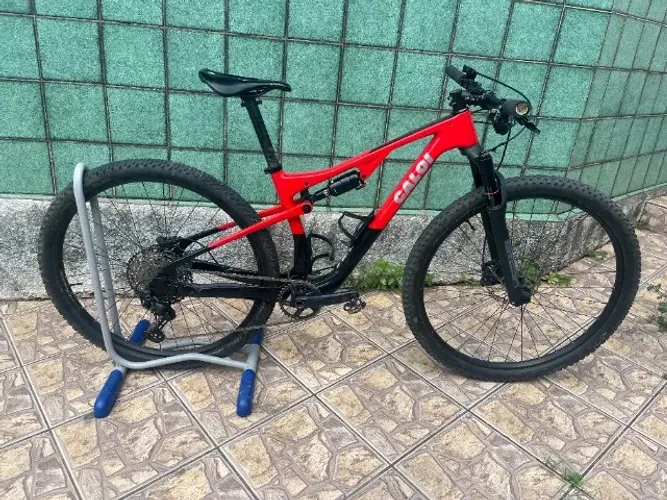 Bicicleta Caloi Elite Carbon Fs 12v Full Suspension, Tam 15/P