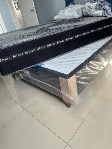 Cama Box Queen Soft Flex Black