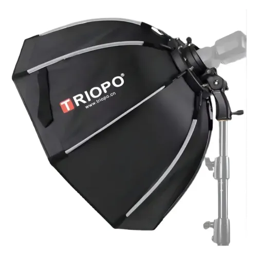 Softbox Portátil com Montagem Bowens e Colmeia K90 Octogonal Tipo Guarda-Chuva