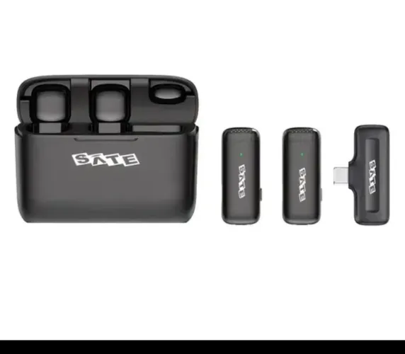 Microfone de lapela satélite novos 