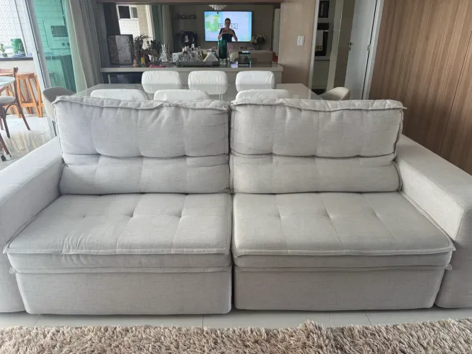 Sofá retrátil super novo 