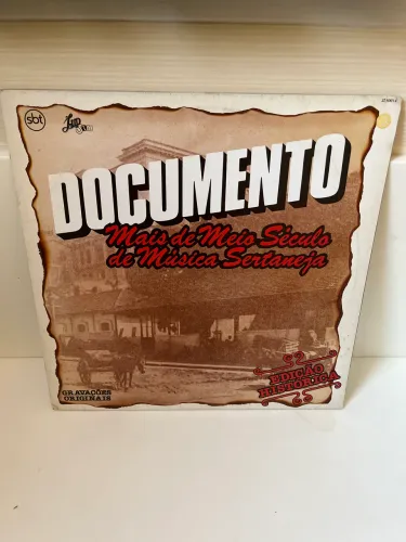 LP Documento Mais de meio século de Música Sertaneja. Edição Histórica 