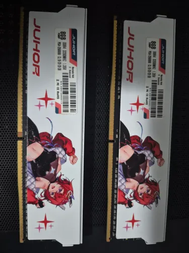 Memoria 16gb ddr 3200mhz. (2x8) aceito cartao