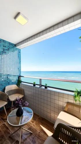 Apartamento mobiliado Beira Mar de Candeias