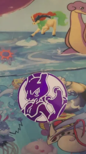 moeda mewtwo - original oficial pokémon