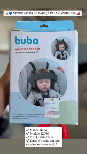 Apoio de cabeça para cadeirinha