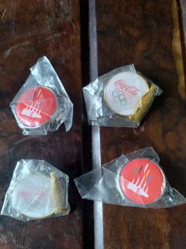Broches Coca cola