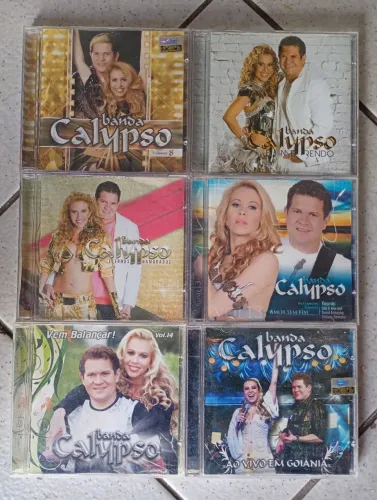 Coleção De CDs BANDA CALYPSO Com 18 Álbuns