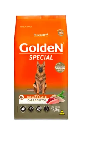 Ração golden especial 15kg