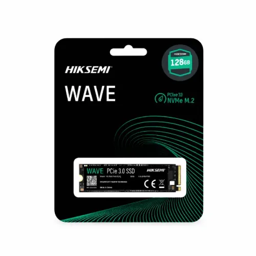 SSD Hiksemi 128GB Wave(P) M.2 2280 NVMe 2500MB/s HS-SSDWAVE(P) PCIe 3.0 pode retirar no lo
