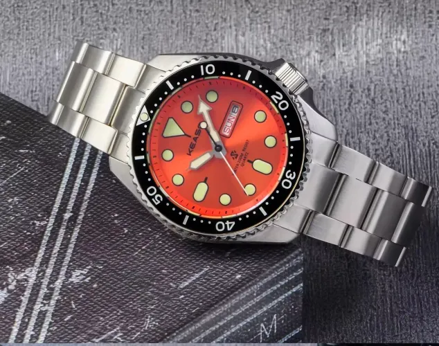 Relógio Keaso SKX Diver | Safira | Cerâmica | movimento Miyota Citizen
