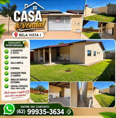 Casa 3/4 Posse GO