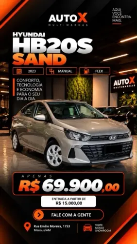 Hyundai HB20S Comfort 1.0 Flex 12V Mec. 2023