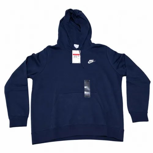 Moletom feminino Nike, nunca usado, com etiqueta, tamanho G, cor azul marinho