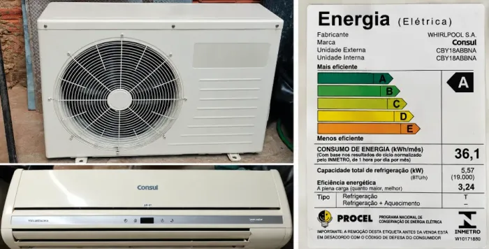 Ar-condicionado Split Consul Bem-Estar 19.000 BTUs 220V