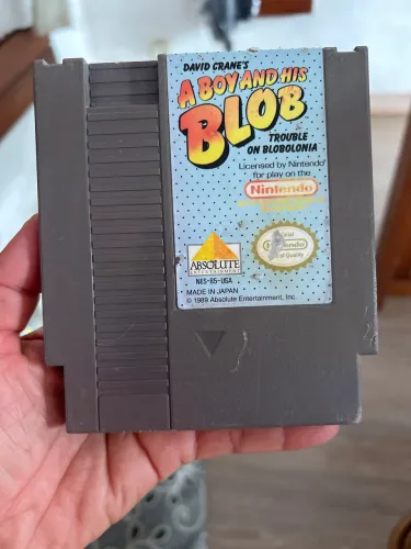 CARTUCHO A BOY AND HIS BLOB TROUBLE ON BLOBOLONIA ORIGINAL NINTENDO 