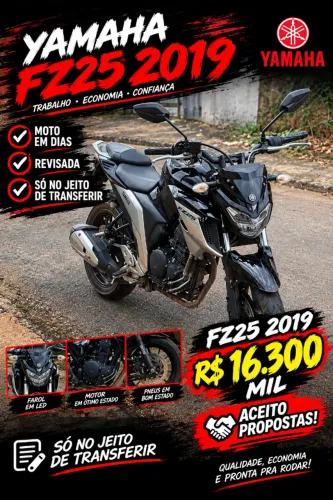 Yamaha FZ25 250 Fazer Flex 2019