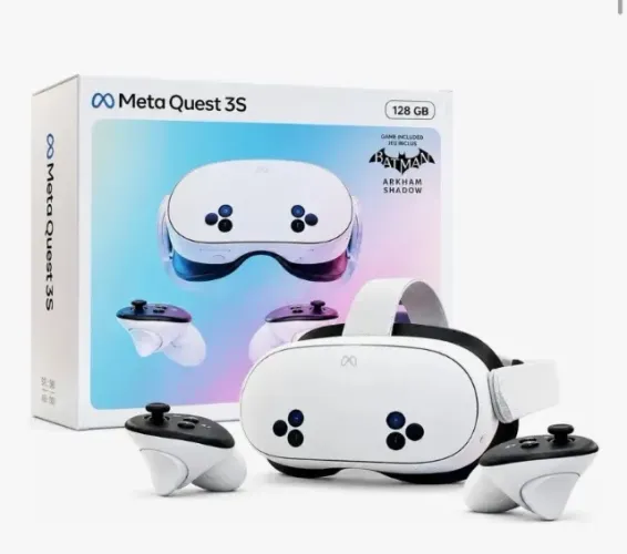 META QUEST 256GB NOVO COM JOGO BATMAN